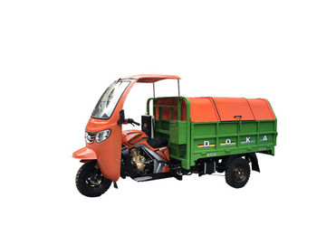 Triciclo del carico della benzina 250CC per raccolta dei rifiuti, sistema di sollevamento automatico