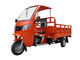Il carraio arancio/tre di 200cc 250cc tre spinge il motociclo del carico con il tetto del carico