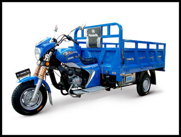 Blue Motorcycle Cargo Moped 3 Wheel Motorized Tricycle 550KG Loading Capacity