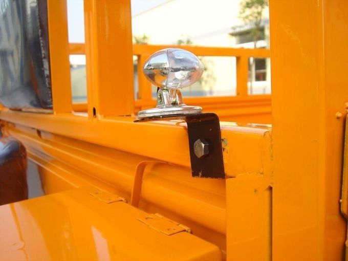 Tipo di corpo aperto della Cina tre del carraio del carico del triciclo arancio del motore 9kw