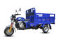 Il triciclo del carico di raffreddamento a aria 150CC, tre elettrici spinge il motociclo blu scuro