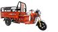 Adult cargo electric tricycle Three Wheel Motorcycle Chinese 3 Wheeler Orange
